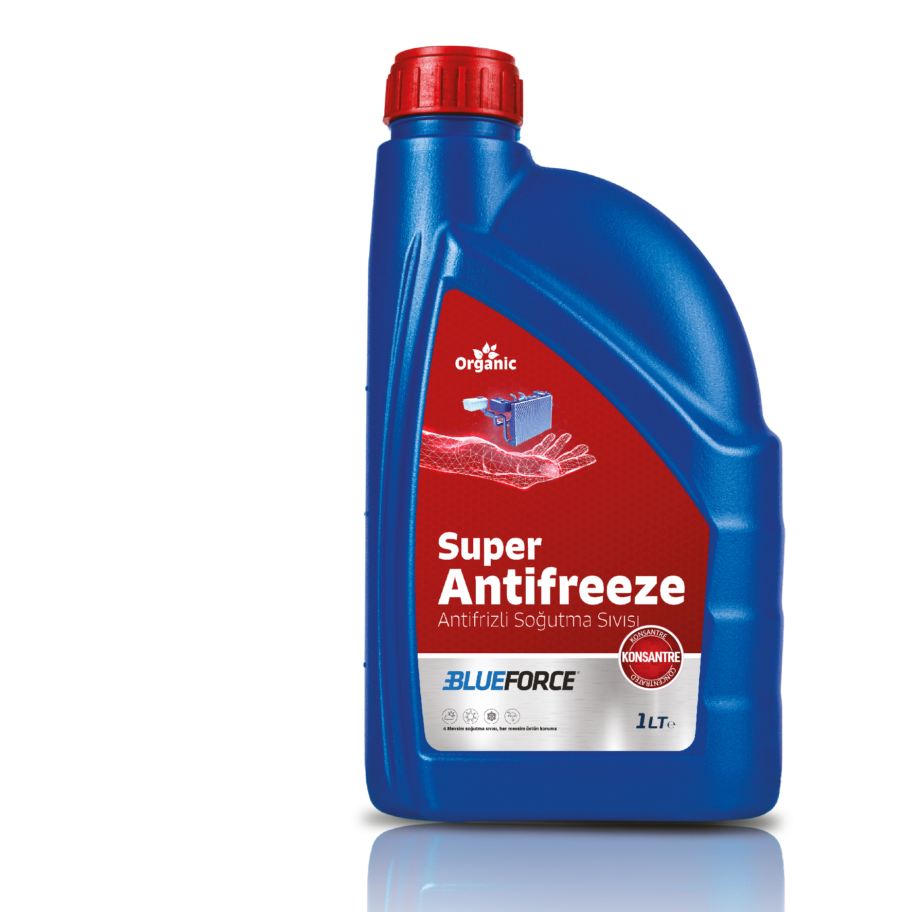 BLUEFORCE CONCENTRATE ANTIFREEZE ORGANIC 1 LT